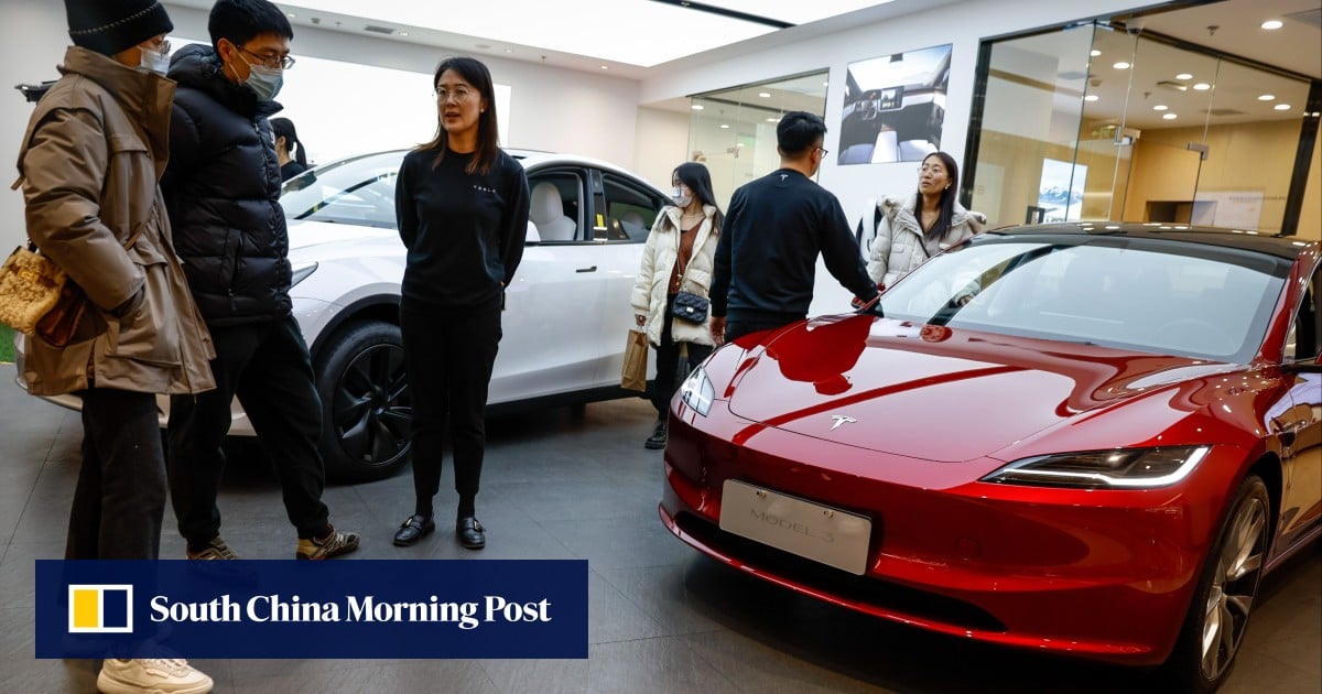 Tesla cuts prices in China on Model 3 and Model Y EVs to keep commanding lead in premium segment of fast-growing market