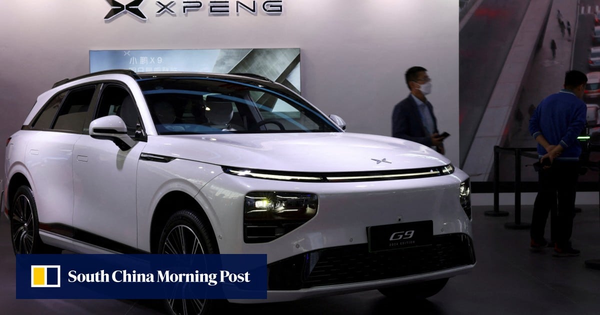Electric cars: Xpeng aims to launch its first right-hand drive model in Hong Kong, Southeast Asia this year amid global push