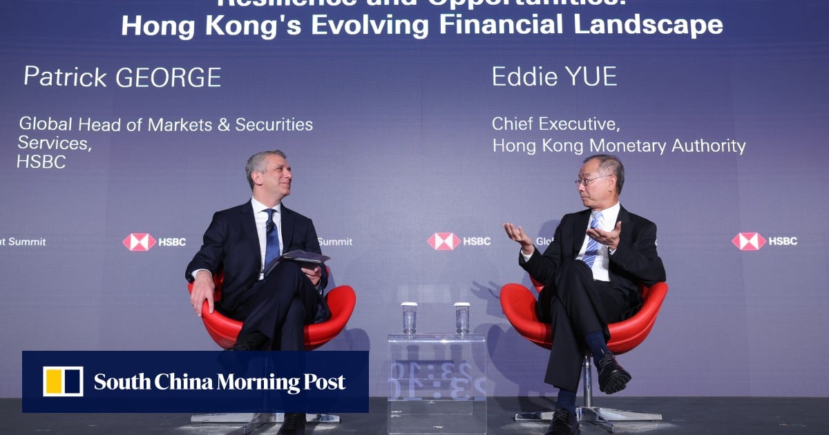 HSBC summit: Hong Kong’s financial ecosystem is robust, resilient and unwavering, HKMA’s Eddie Yue and SFC’s Julia Leung say